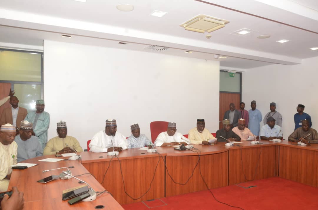 North East Caucus Members During a Press Briefing