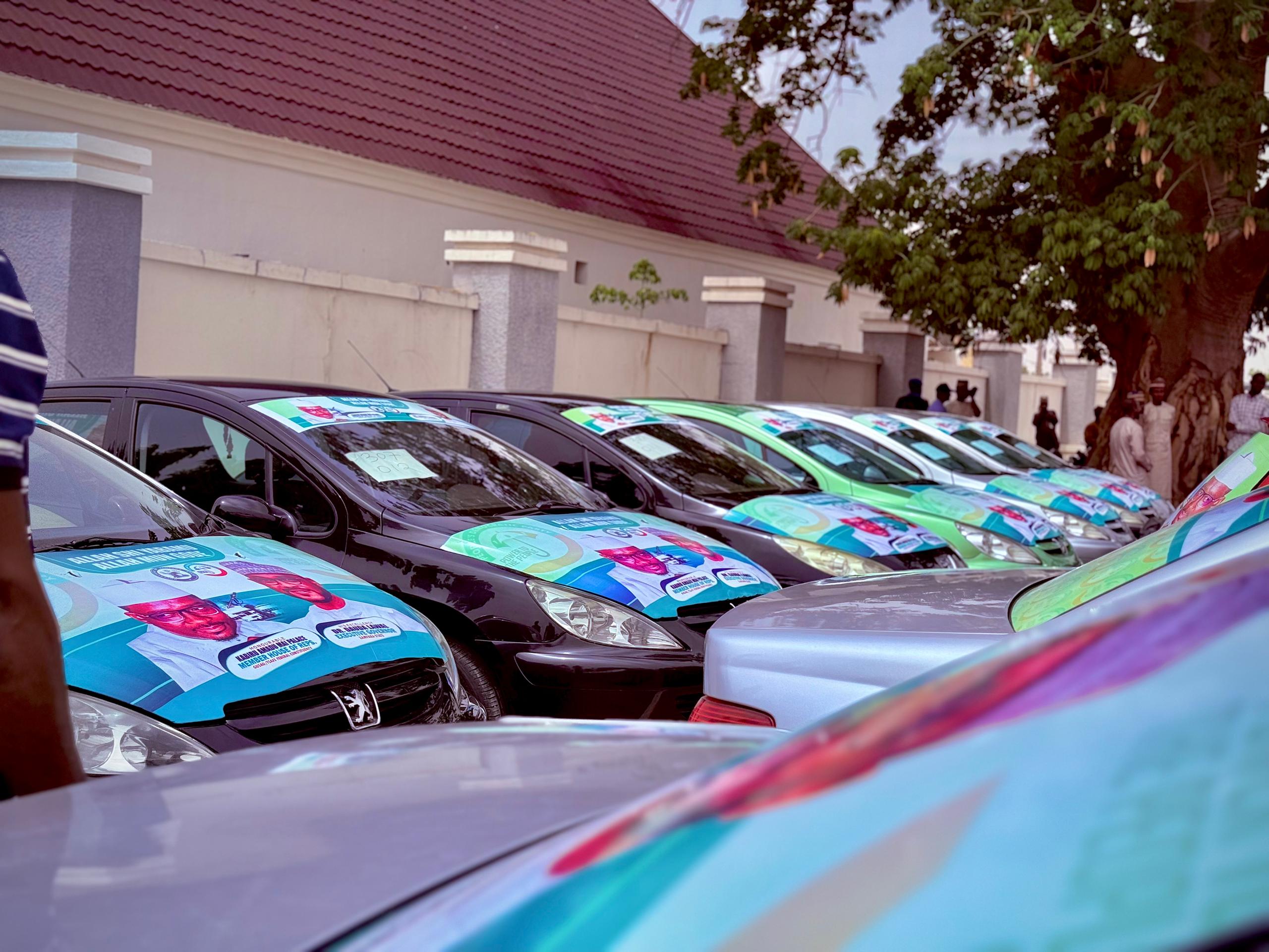 Some Branded vehicles for Empowerment 