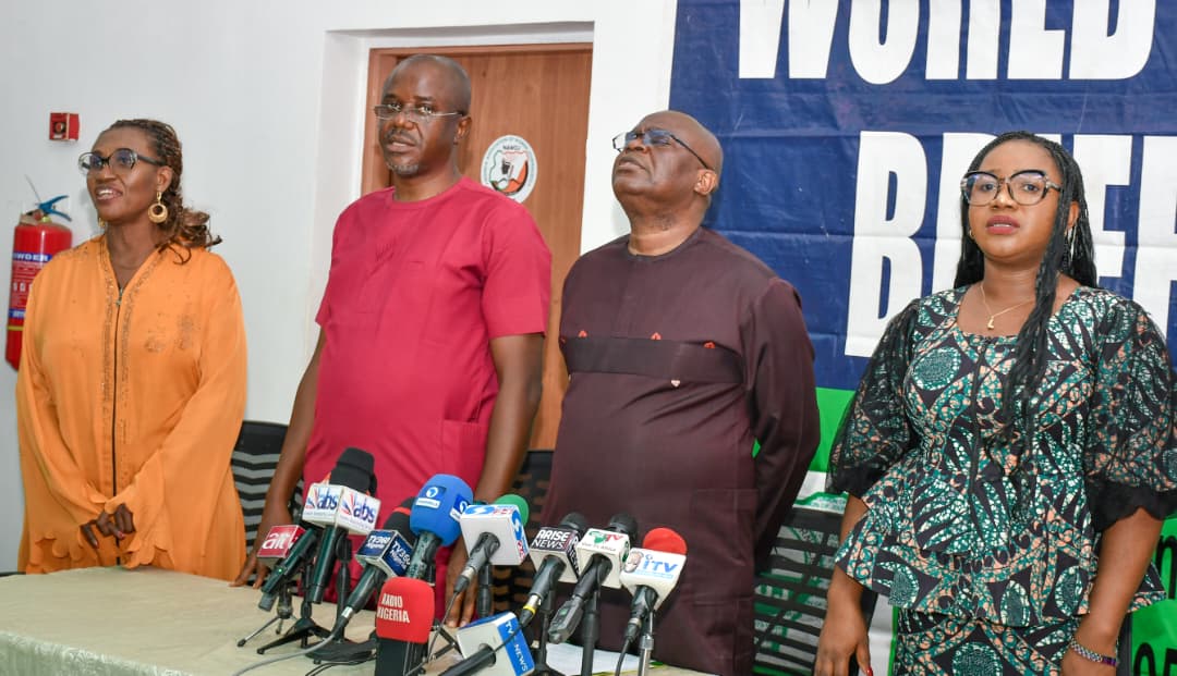 NRC Boss during a press briefing at the NUJ FCT council secretariat Abuja