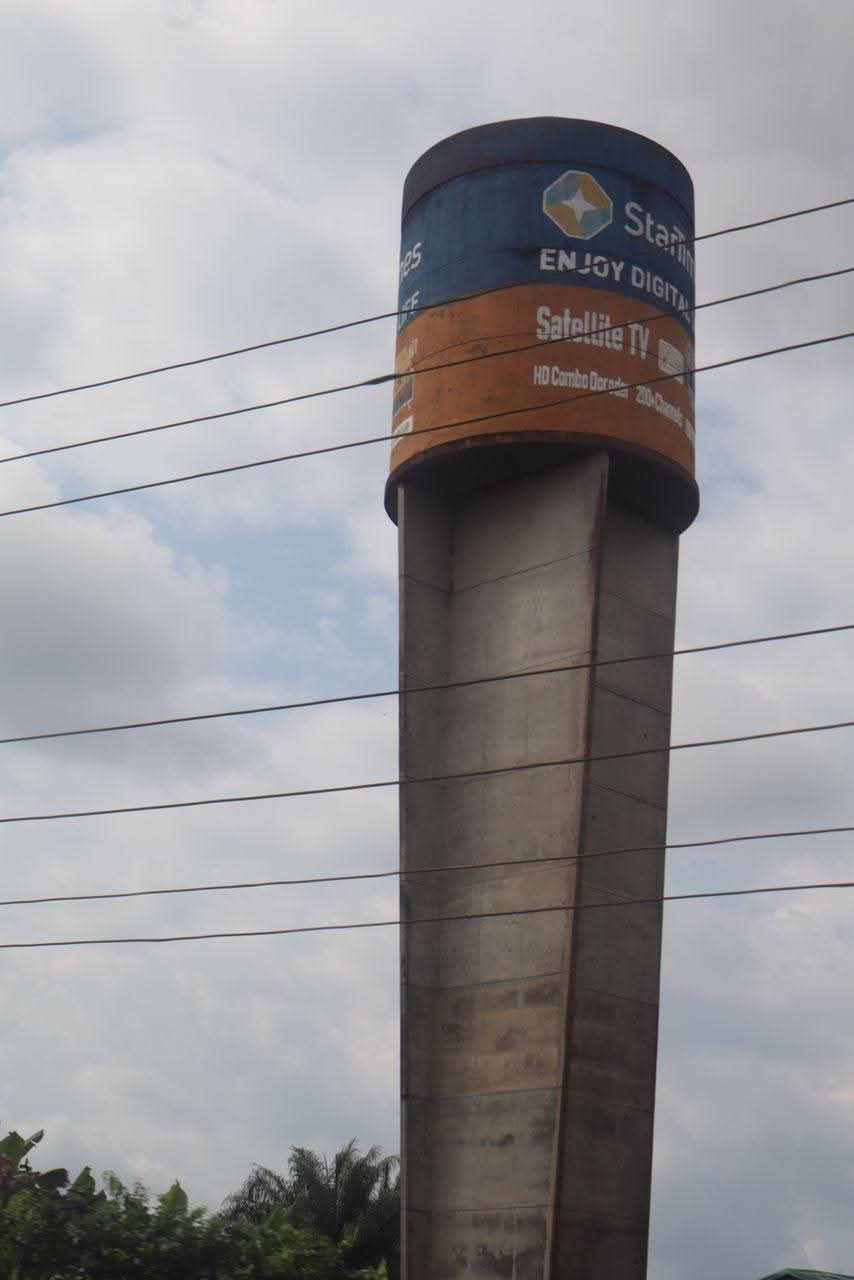Concrete reservoir at Otor-Owhe