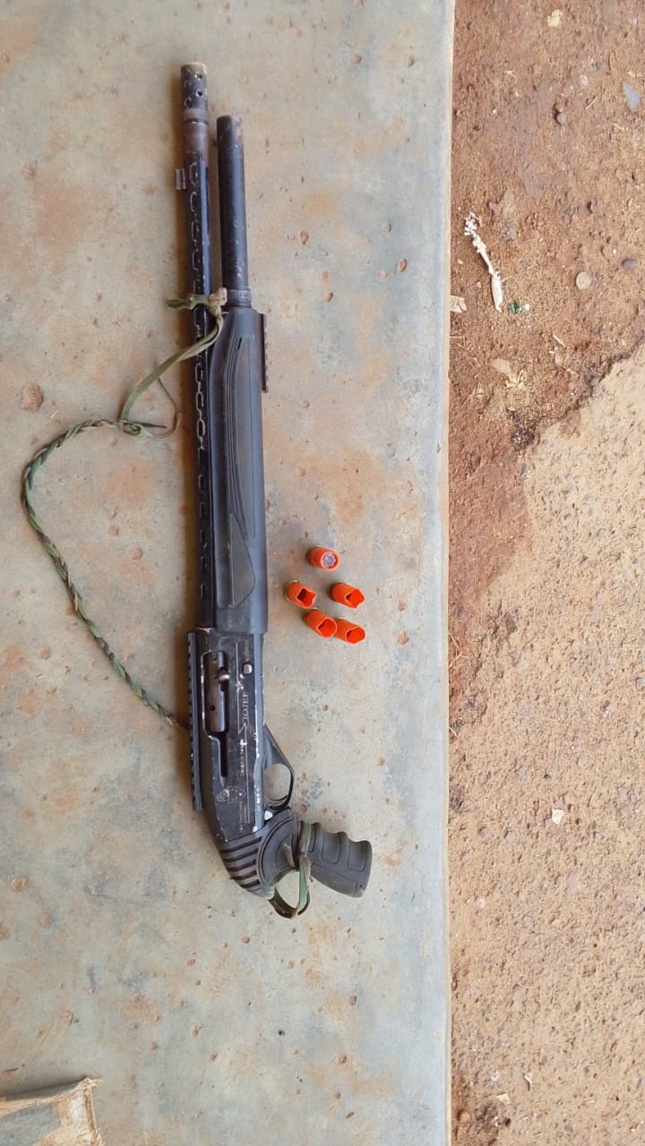 Recovered pump Action Gun