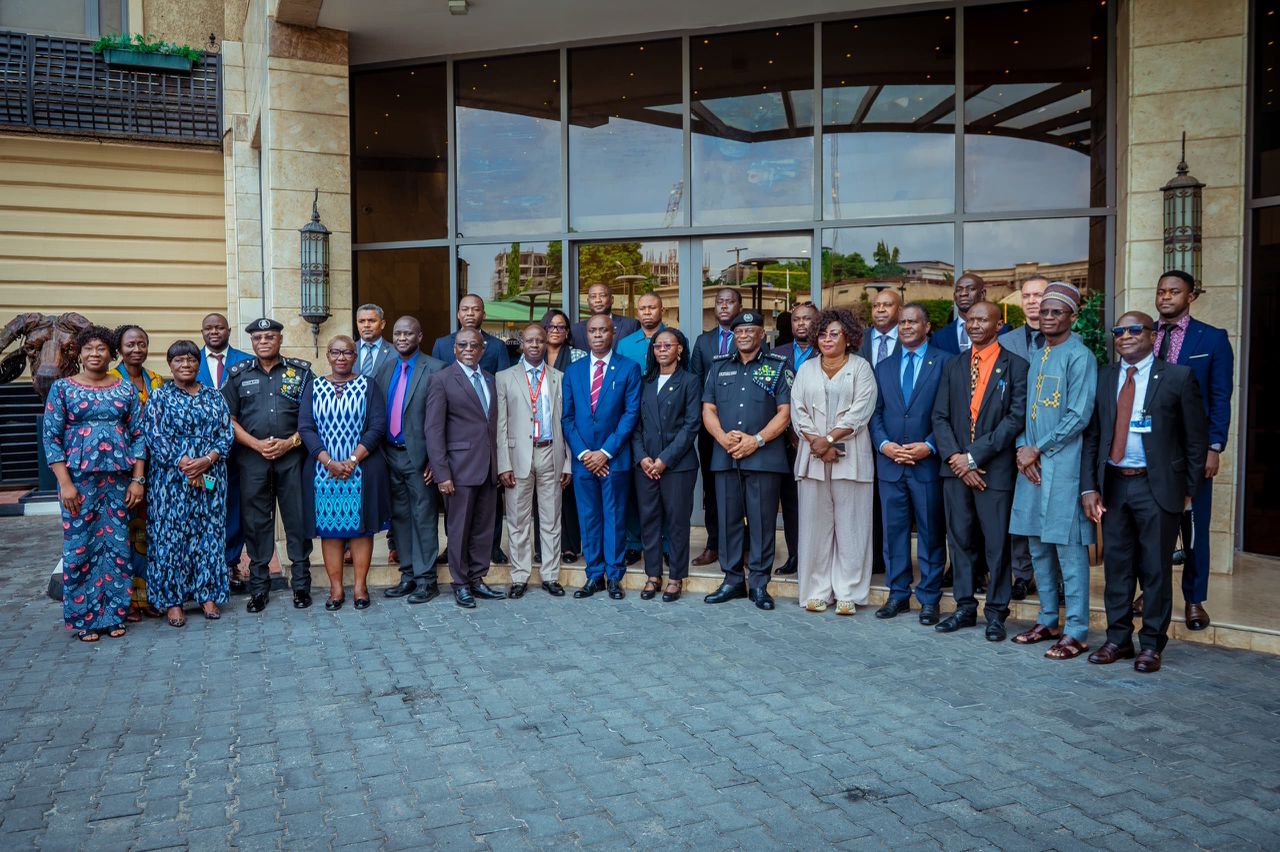 Heads of NCBs from 16 West African countries, prese at the 11th meeting of Heads of INTERPOL National Central Bureaus for West Africa